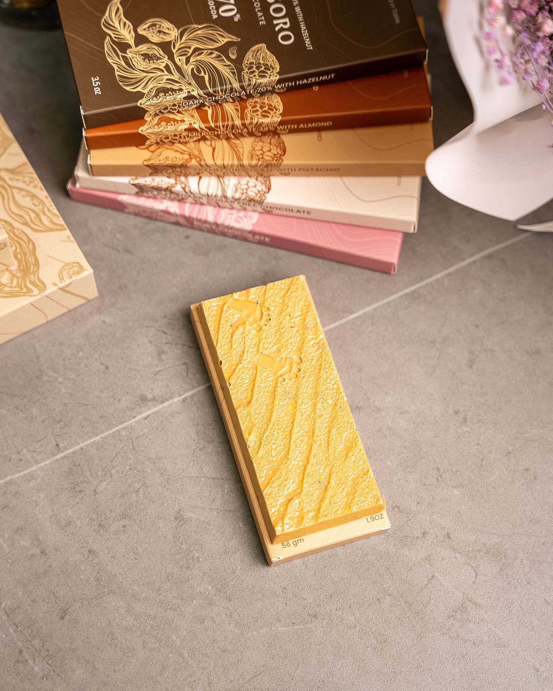 Velsoro Caramel & Pistachio Bar 56g