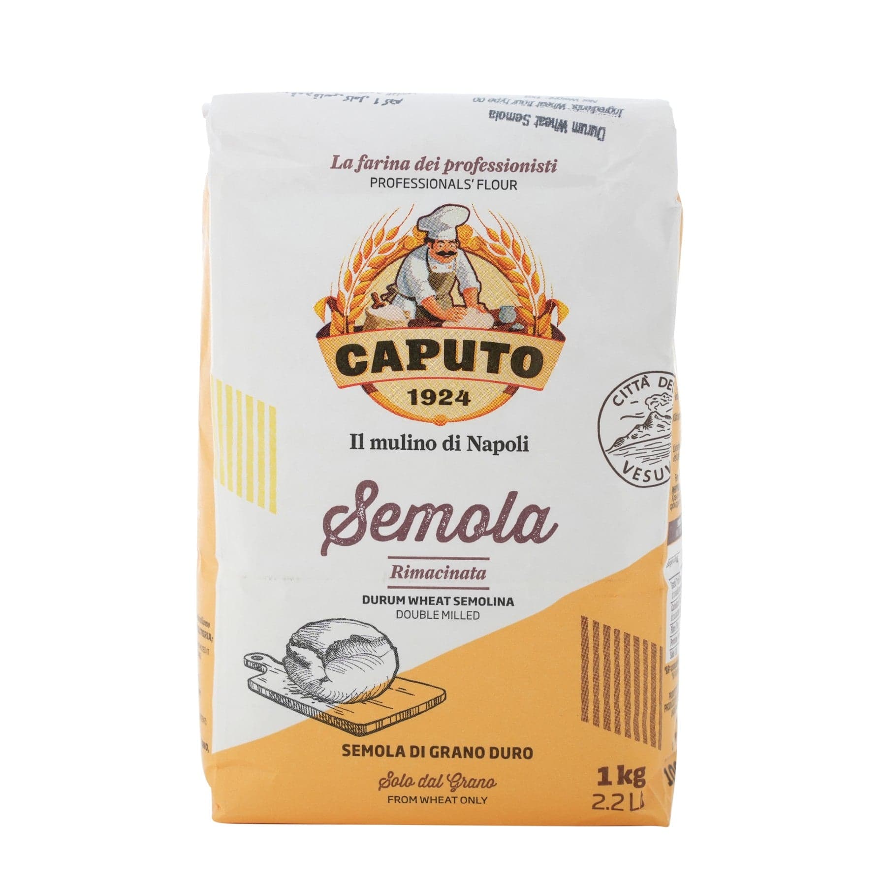 Caputo Semola Rimacinata (Durum Semolina) – 1 kg