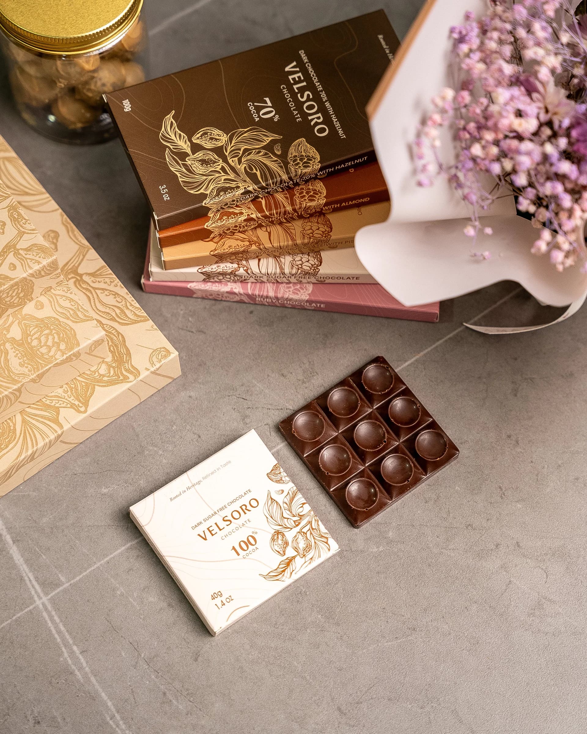 Velsoro Sugar-Free Maltitol Bar 40g