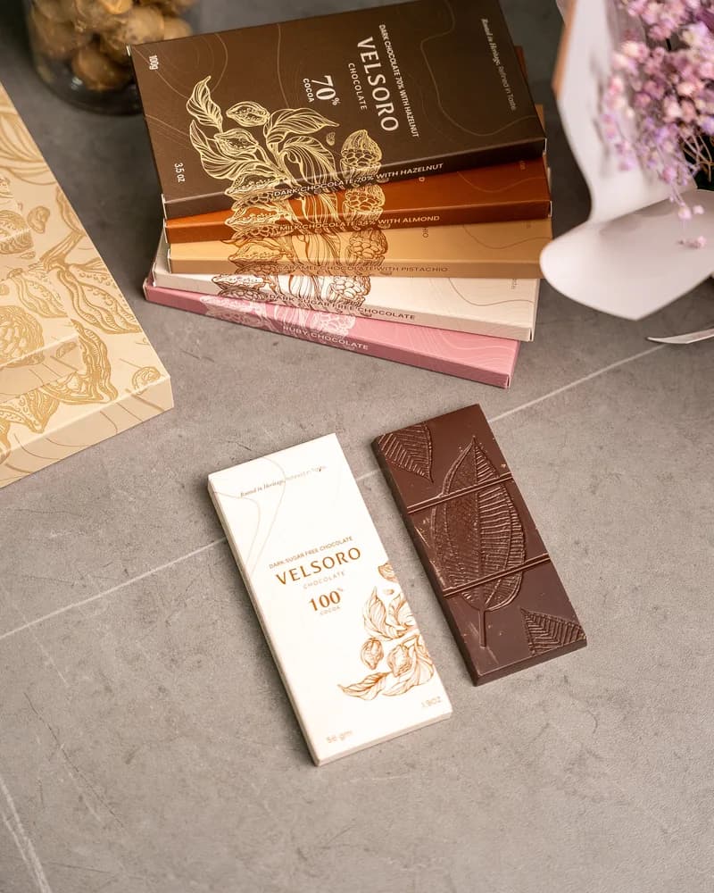 Velsoro Sugar-Free Dark Bar 56g