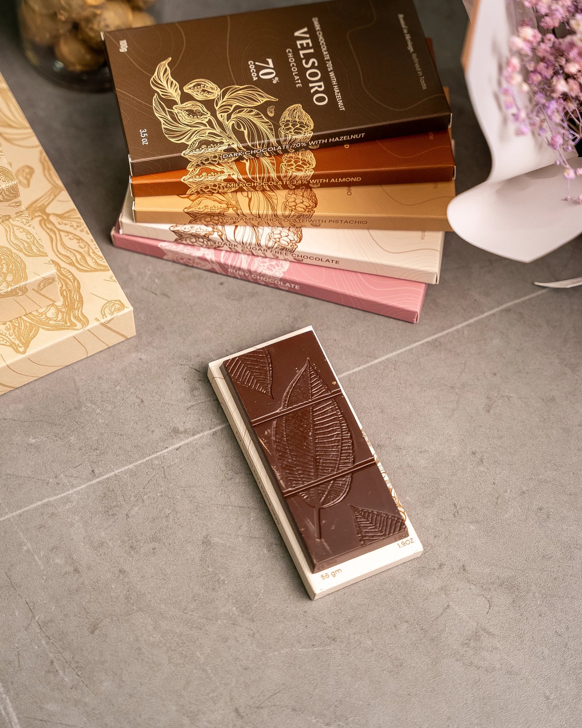 Velsoro Sugar-Free Dark Bar 56g