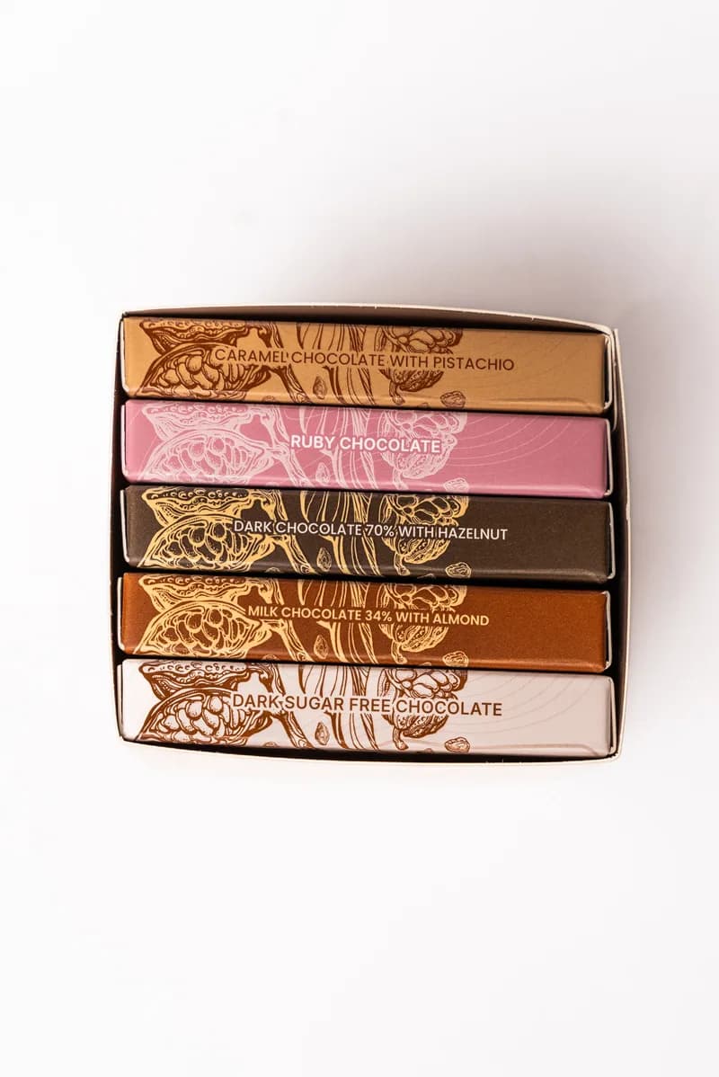 Velsoro Box of 5 Bars (40g each)