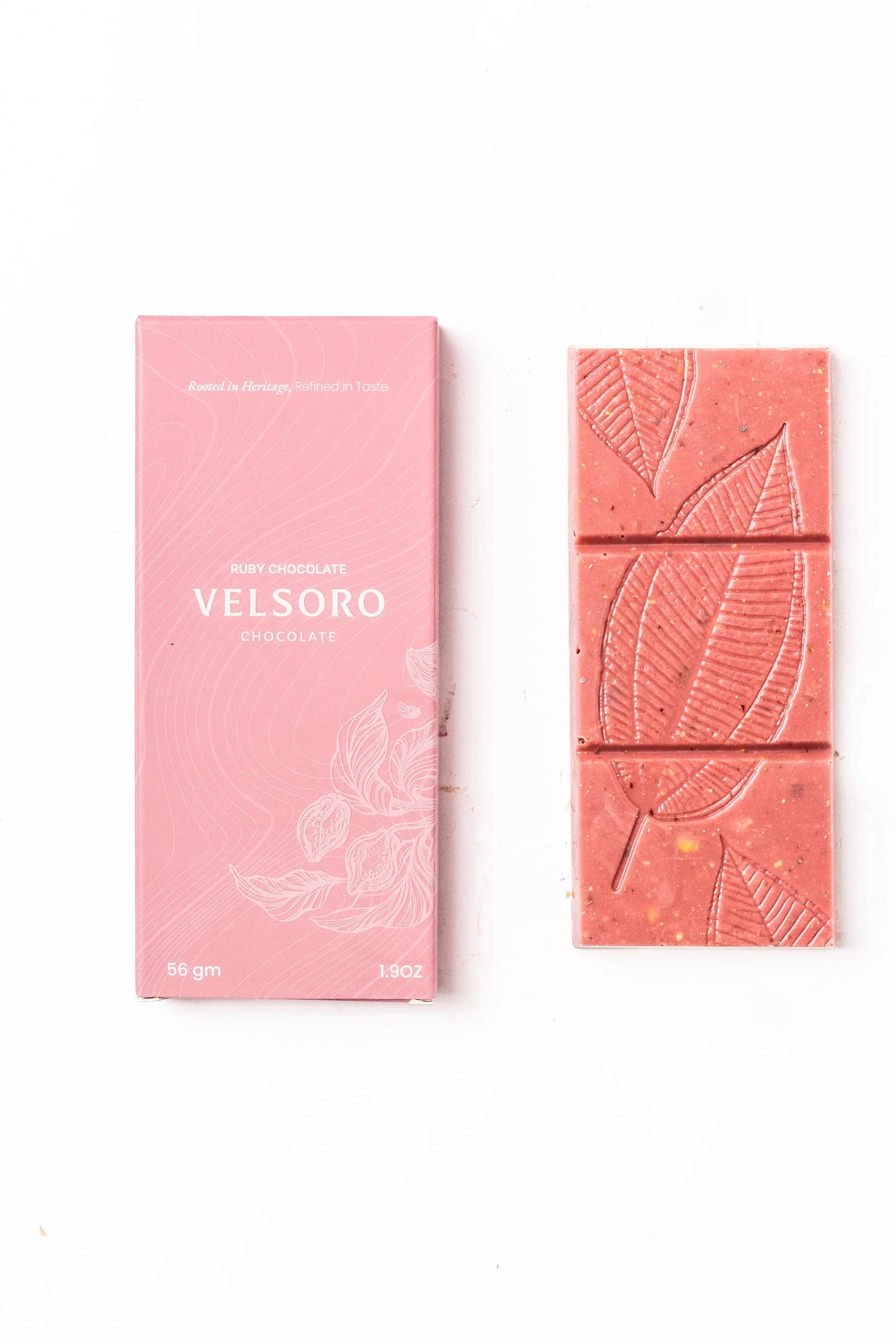 Velsoro Ruby & Pistachio Bar 56g