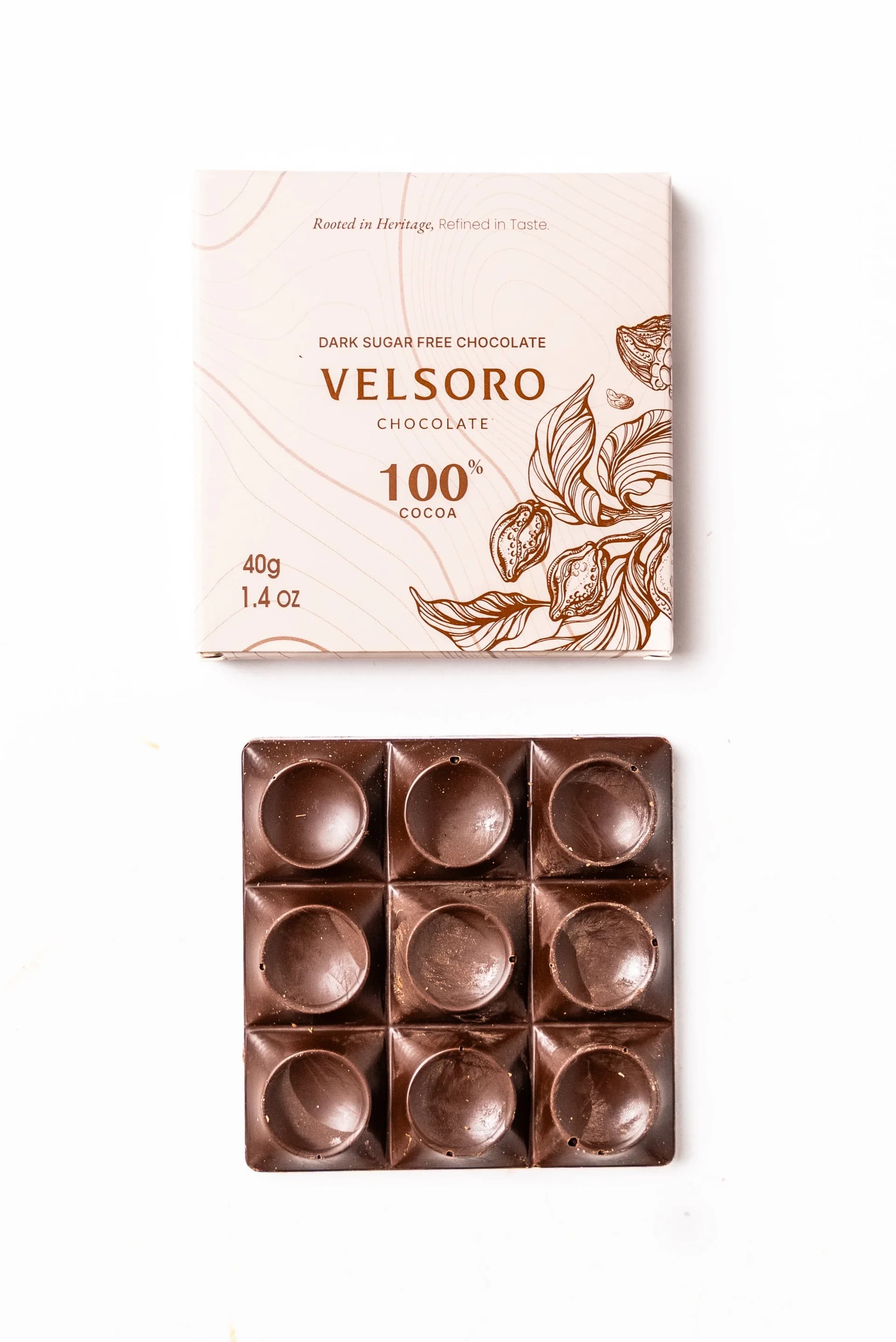 Velsoro Sugar-Free Maltitol Bar 40g