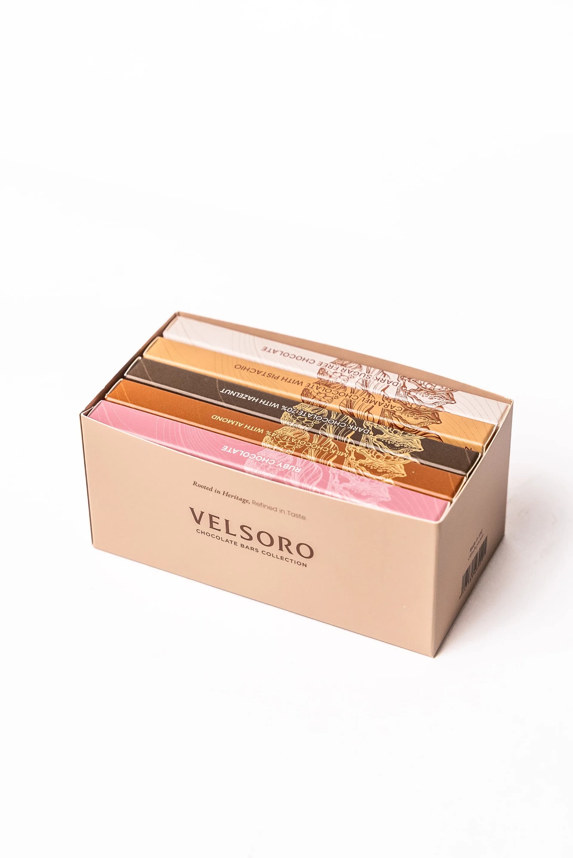 Velsoro Box of 5 Bars (100g each)